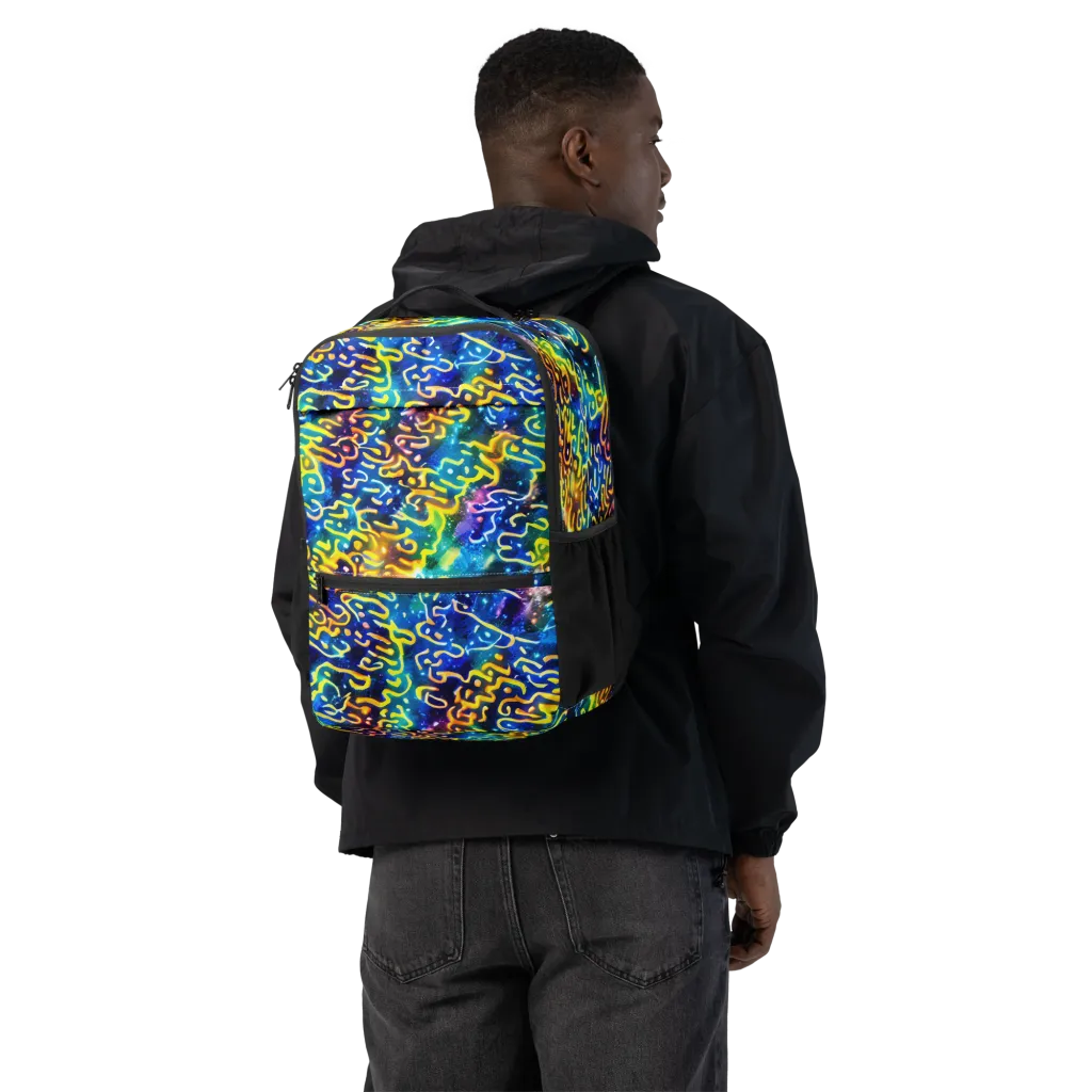 Astral Ampersand on Utility Backpack — Back