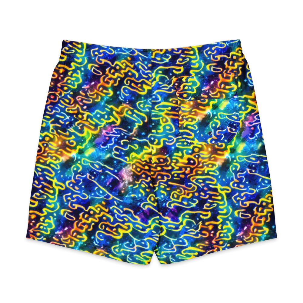 Astral Ampersand on Men's Board Shorts — Back