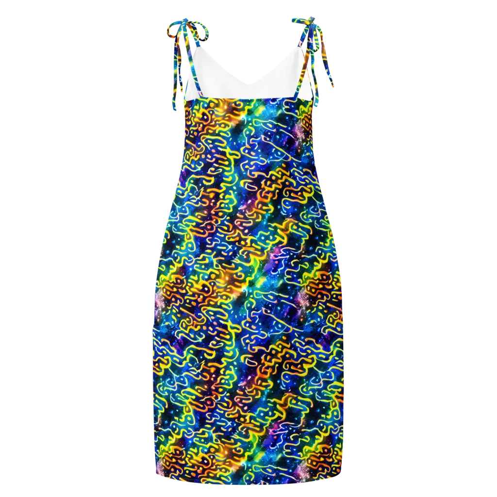 Astral Ampersand on Slip Dress — Back