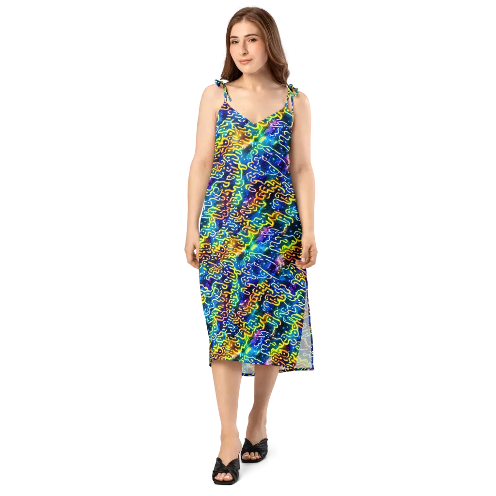 Astral Ampersand on Slip Dress — Front