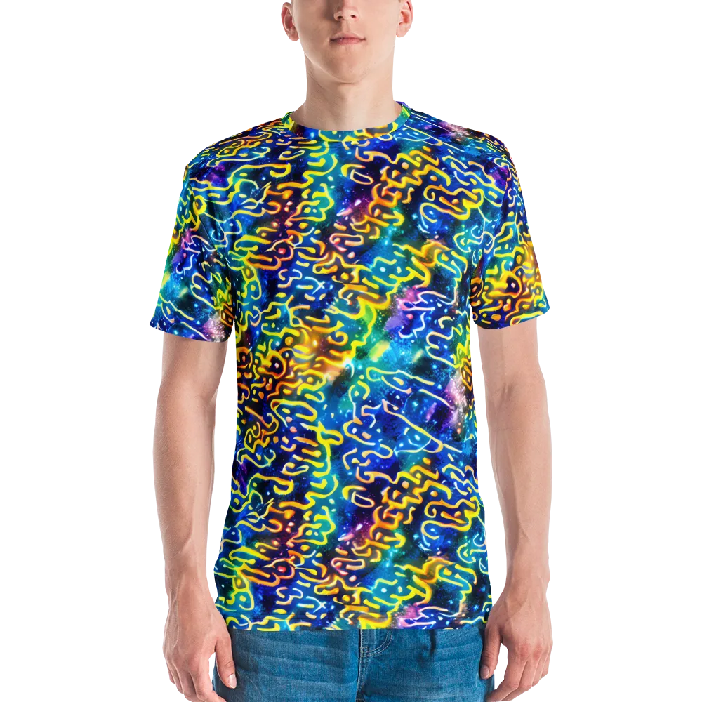 Astral Ampersand on Men's Crew Neck T-Shirt — Front