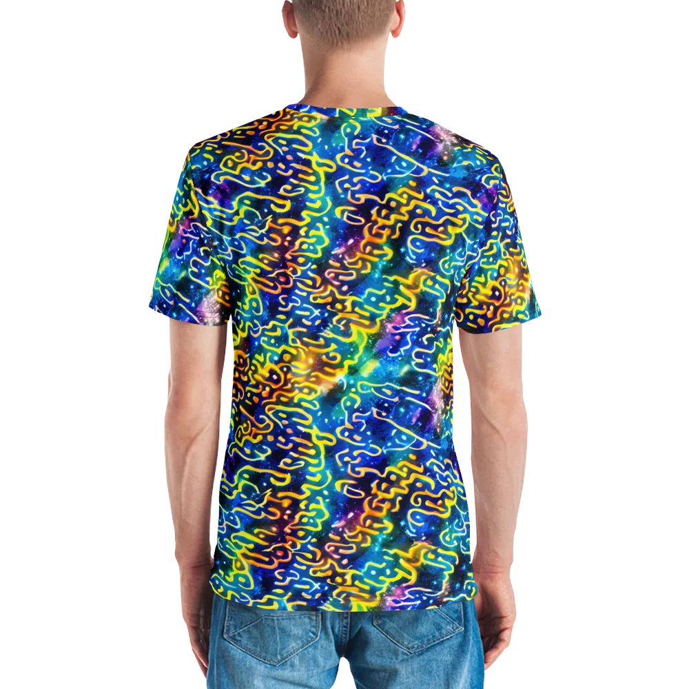 Astral Ampersand on Men's Crew Neck T-Shirt — Back