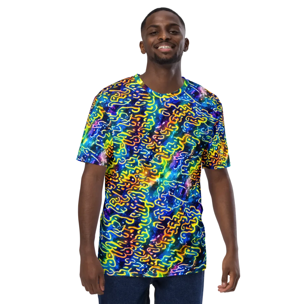 Astral Ampersand on Men's Crew Neck T-Shirt — Front