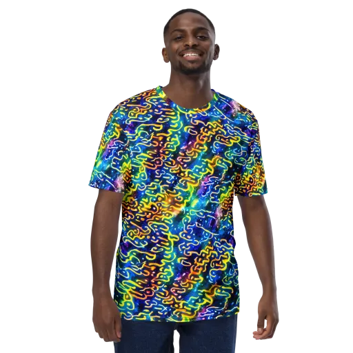 Astral Ampersand on a Men's Crew Neck T-Shirt