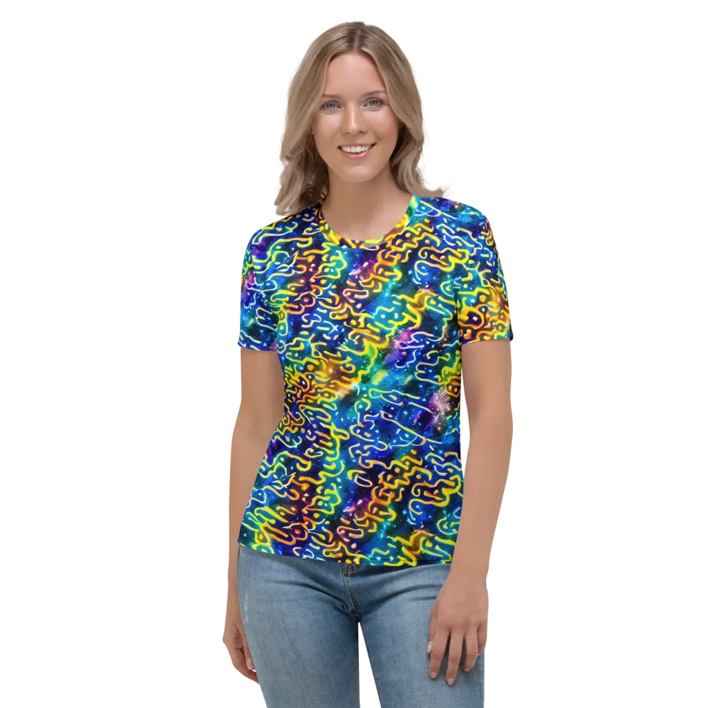 Astral Ampersand on Women's Crew Neck T-Shirt — Front
