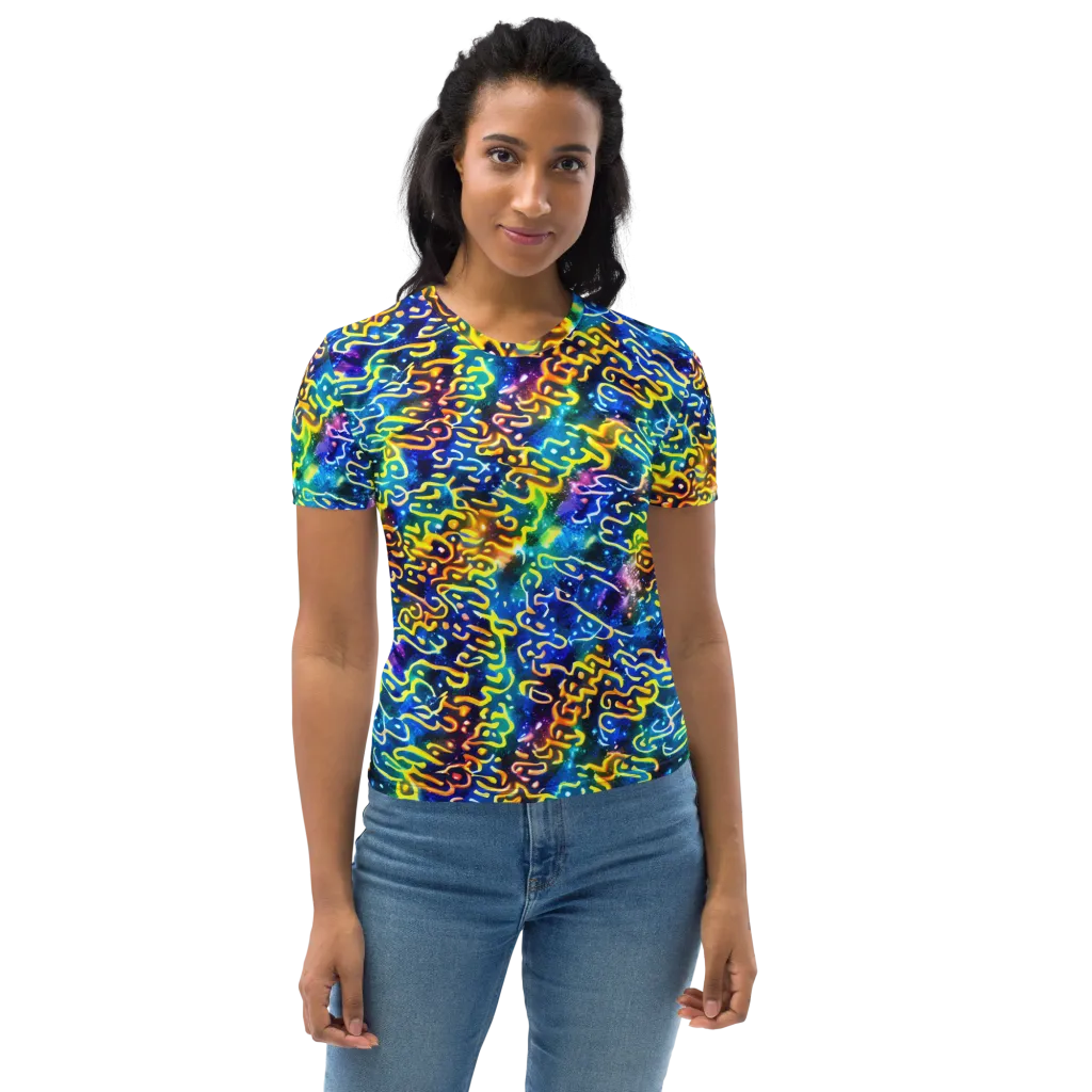 Astral Ampersand on Women's Crew Neck T-Shirt — Front
