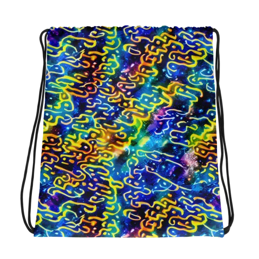 Astral Ampersand on a Drawstring Bag