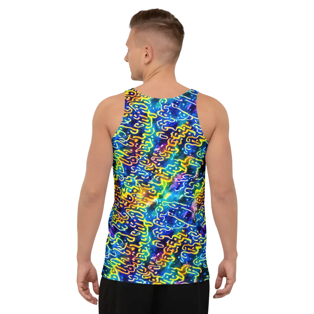 Astral Ampersand on Men's Tank Top — Back