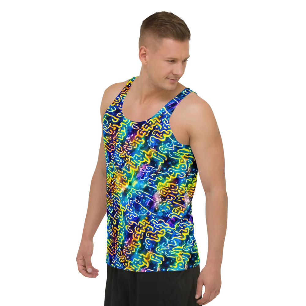 Astral Ampersand on Men's Tank Top — Left Front
