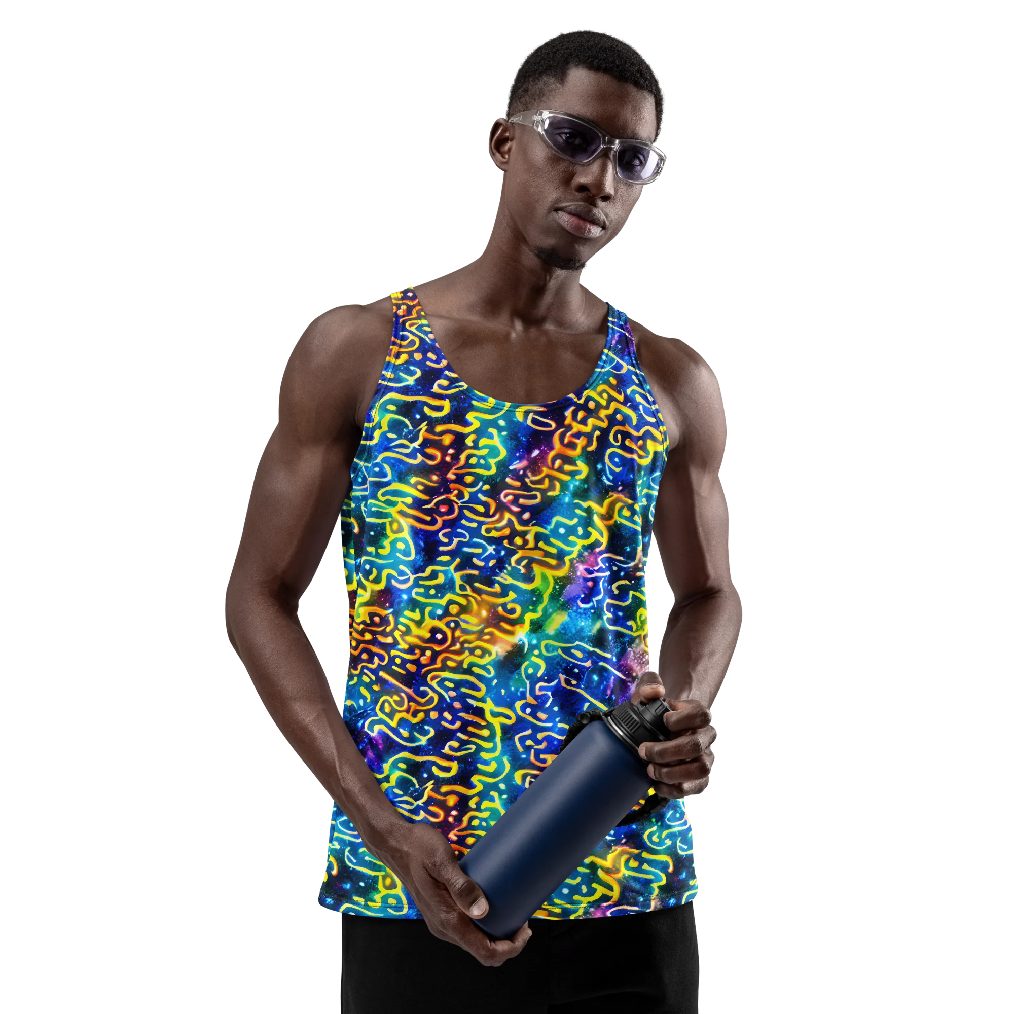 Astral Ampersand on Men's Tank Top — Front
