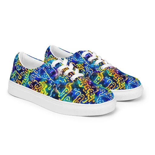 Astral Ampersand on a Men's Lace-Up Canvas Shoes