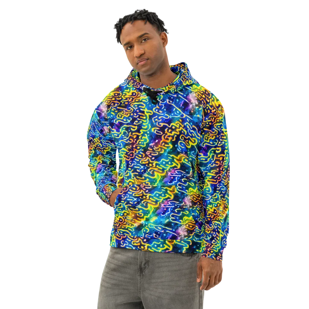 Astral Ampersand on Cotton Hoodie — Left Front