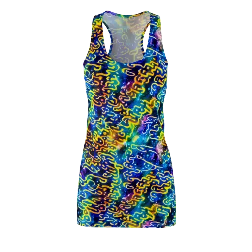 Astral Ampersand on a Racerback Dress