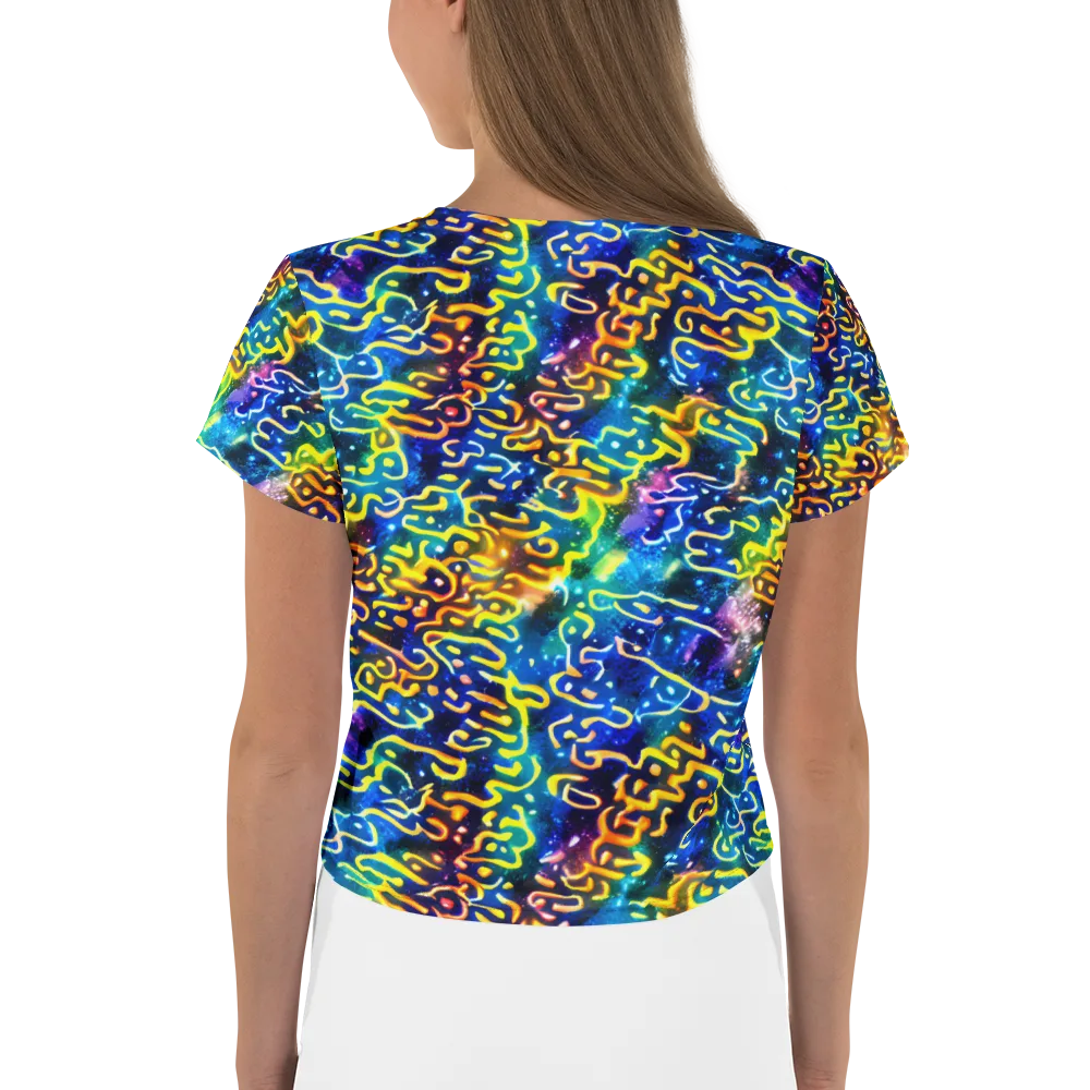 Astral Ampersand on Crop Tee — Back