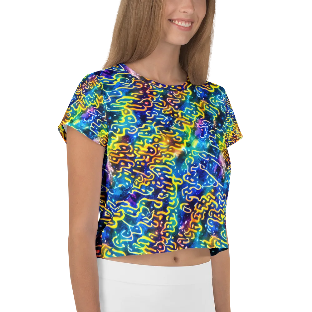 Astral Ampersand on Crop Tee — Right