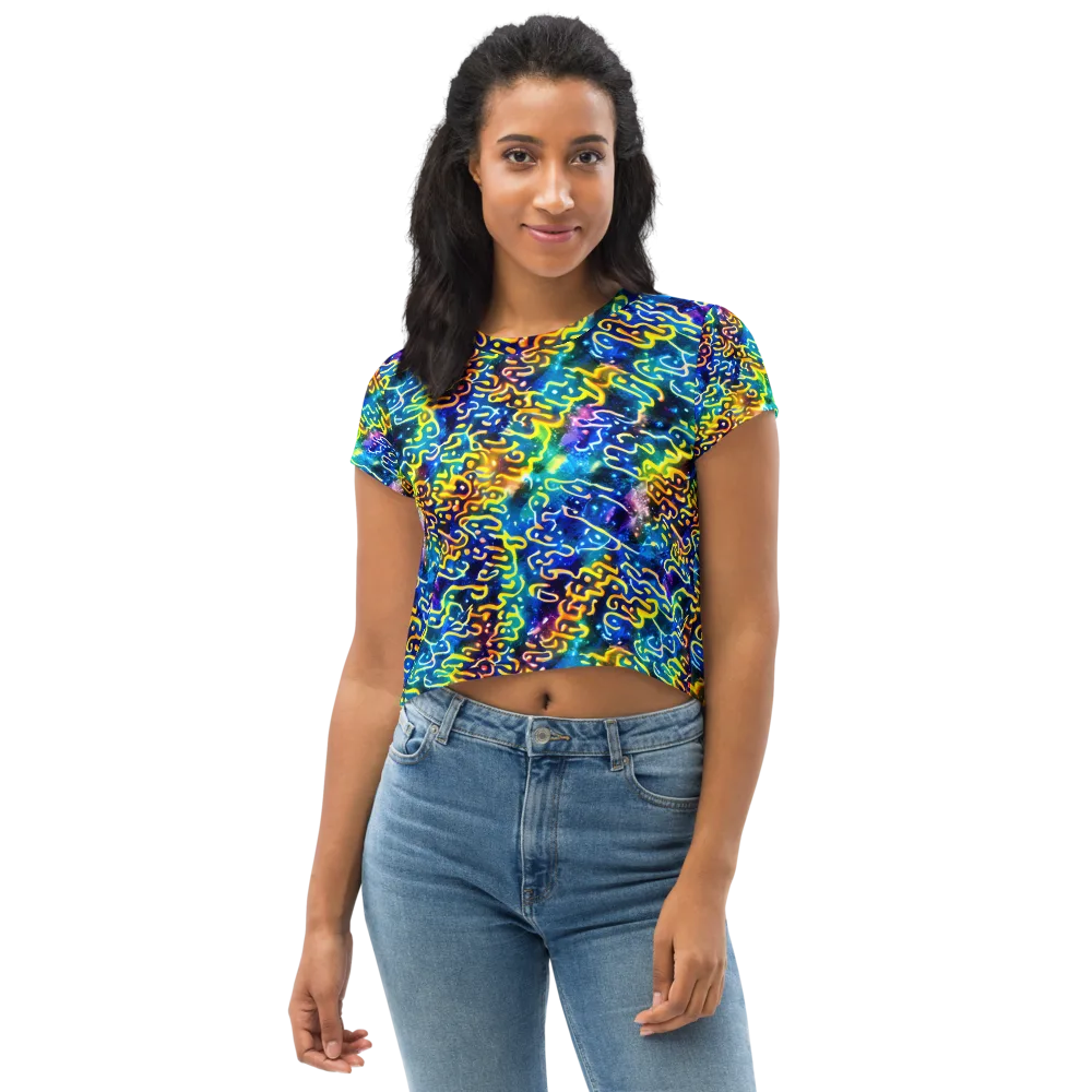 Astral Ampersand on Crop Tee — Front