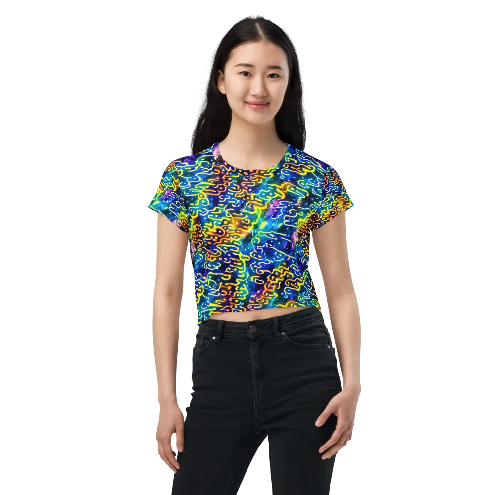 Astral Ampersand on Crop Tee — Front