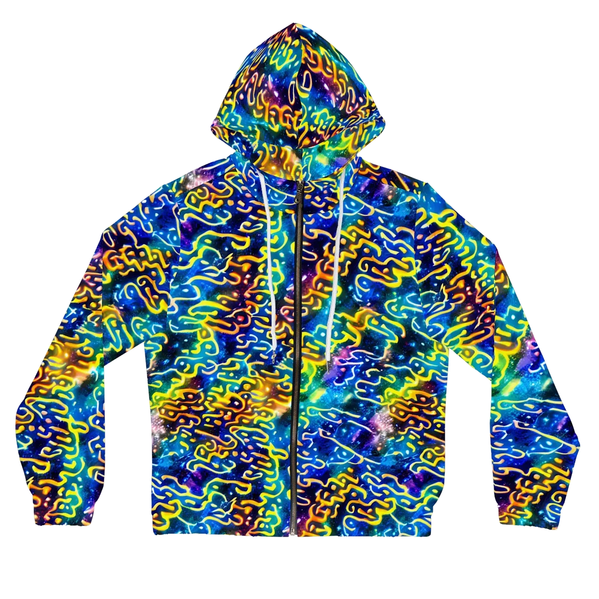 Astral Ampersand on Women's Full-Zip Hoodie — Front