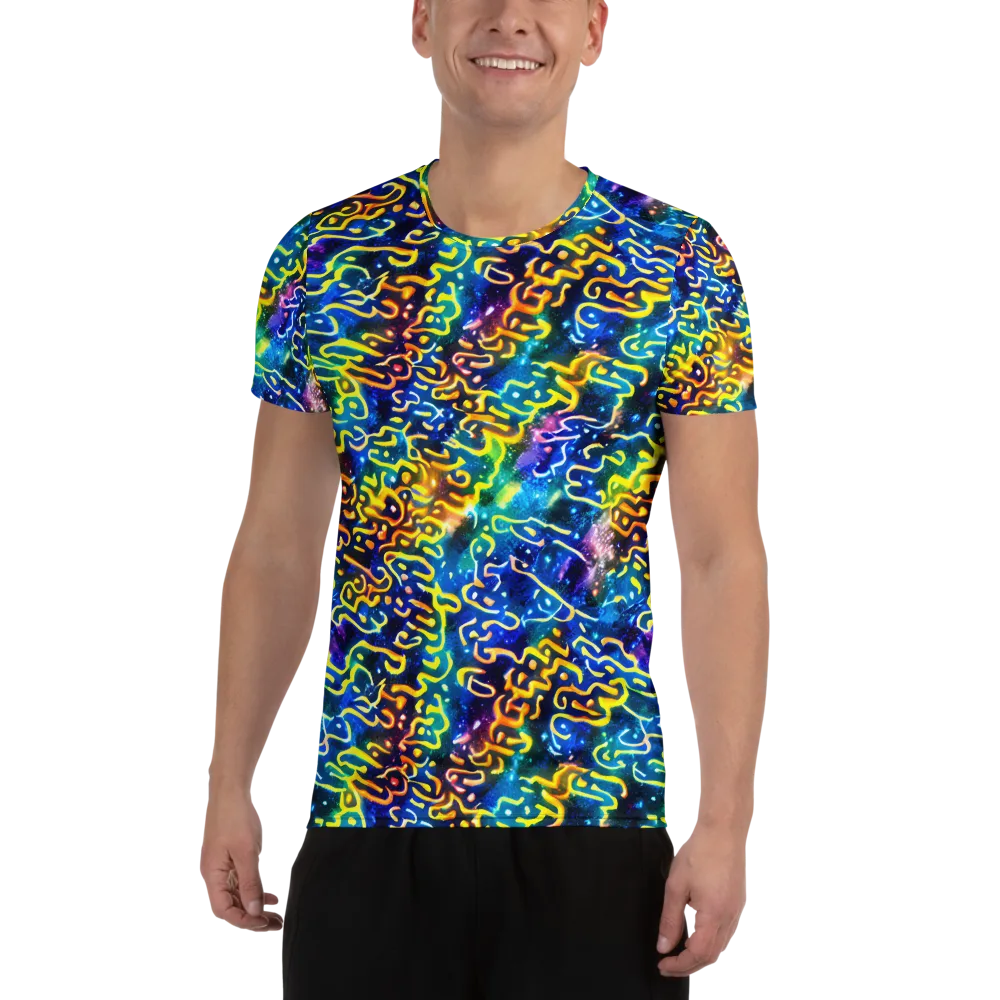 Astral Ampersand on Men's Athletic T-Shirt — Front