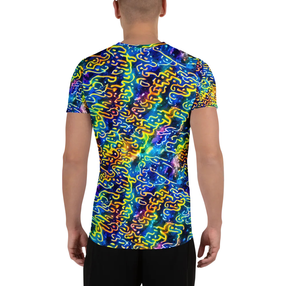 Astral Ampersand on Men's Athletic T-Shirt — Back