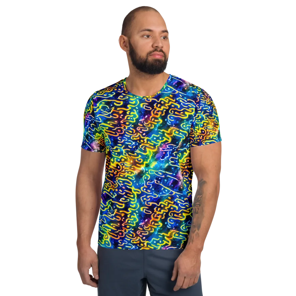 Astral Ampersand on Men's Athletic T-Shirt — Front