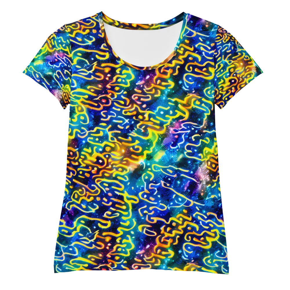 Astral Ampersand on Women's Athletic T-Shirt — Front
