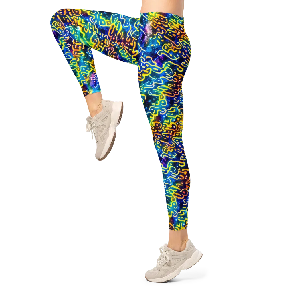 Astral Ampersand on Leggings — Left