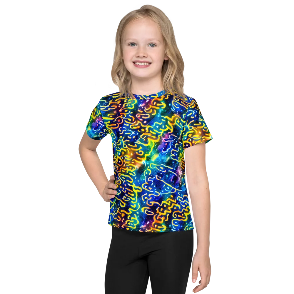 Astral Ampersand on Kids Crew Neck T-Shirt — Front