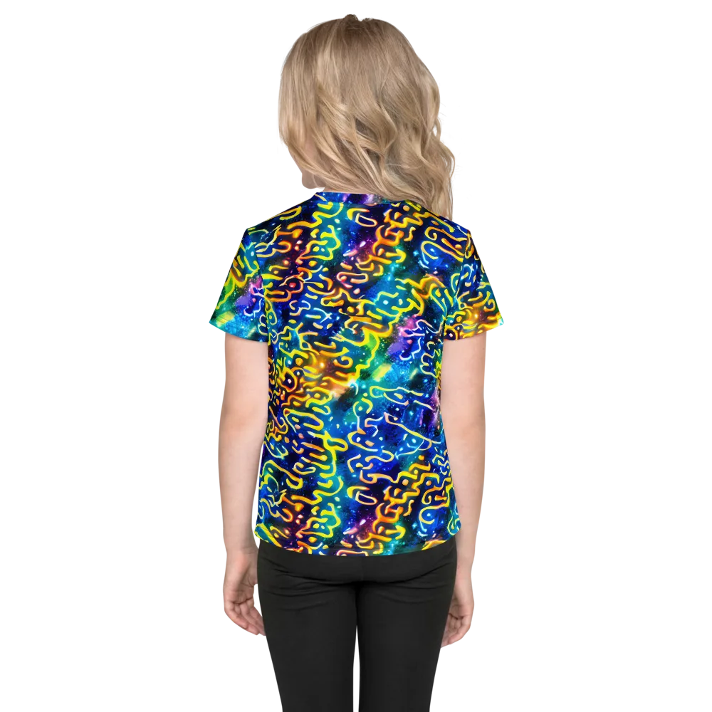 Astral Ampersand on Kids Crew Neck T-Shirt — Back