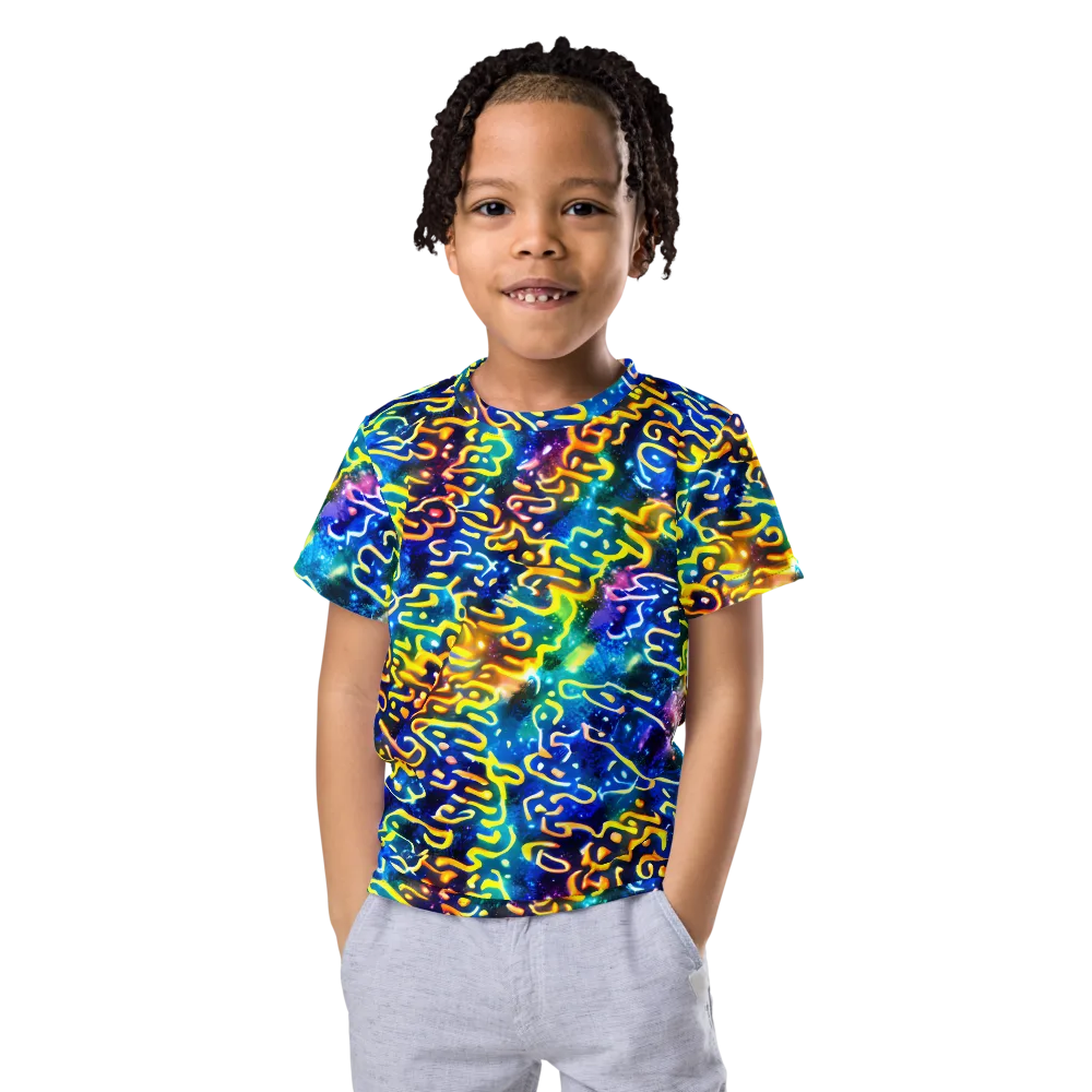 Astral Ampersand on Kids Crew Neck T-Shirt — Front