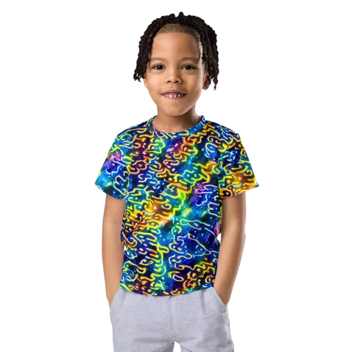 Astral Ampersand on a Kids Crew Neck T-Shirt