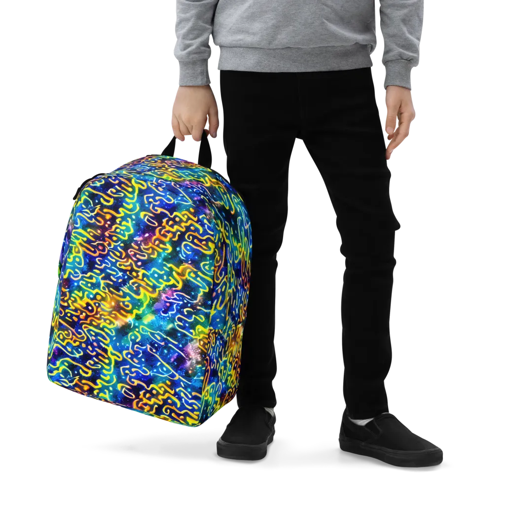 Astral Ampersand on Minimalist Backpack — Zoomed-in