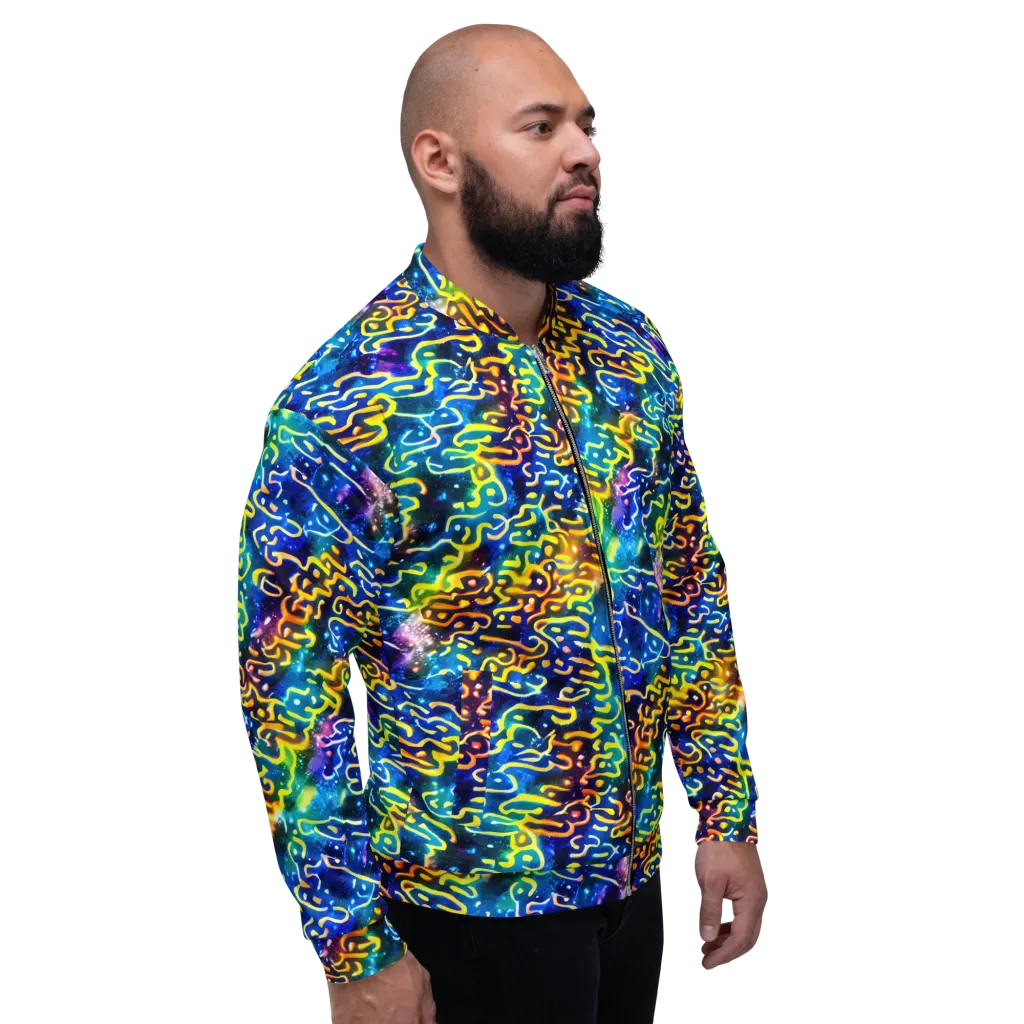 Astral Ampersand on Bomber Jacket — Right