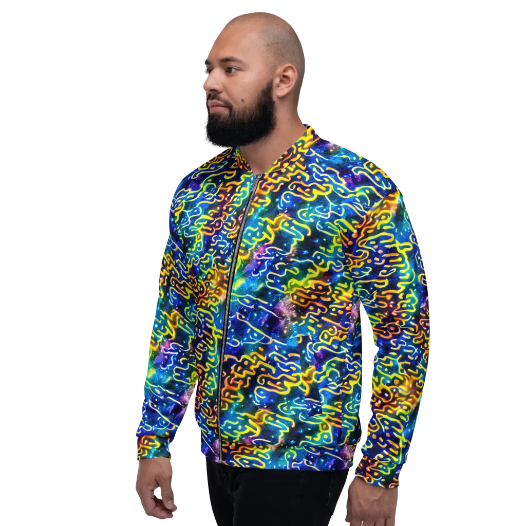 Astral Ampersand on Bomber Jacket — Left