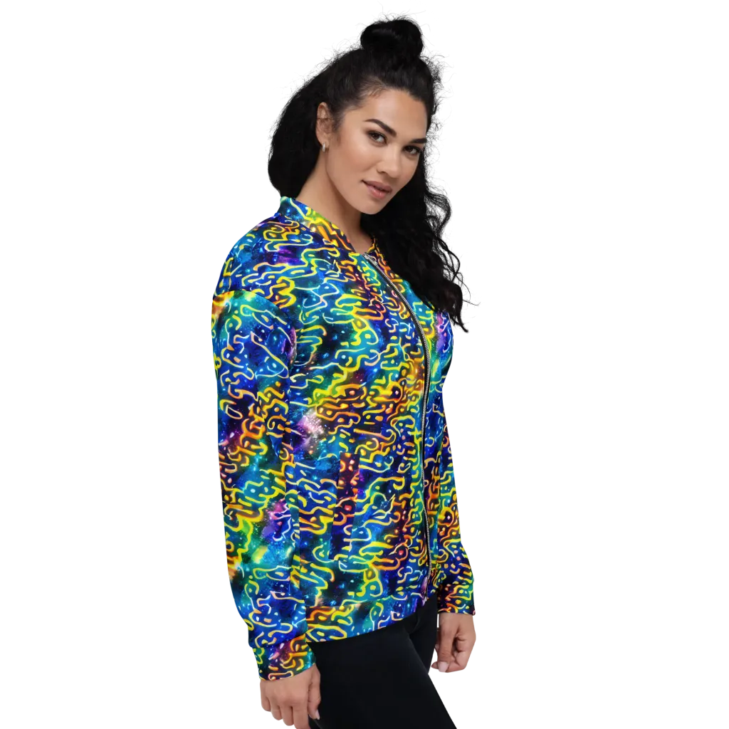 Astral Ampersand on Bomber Jacket — Right