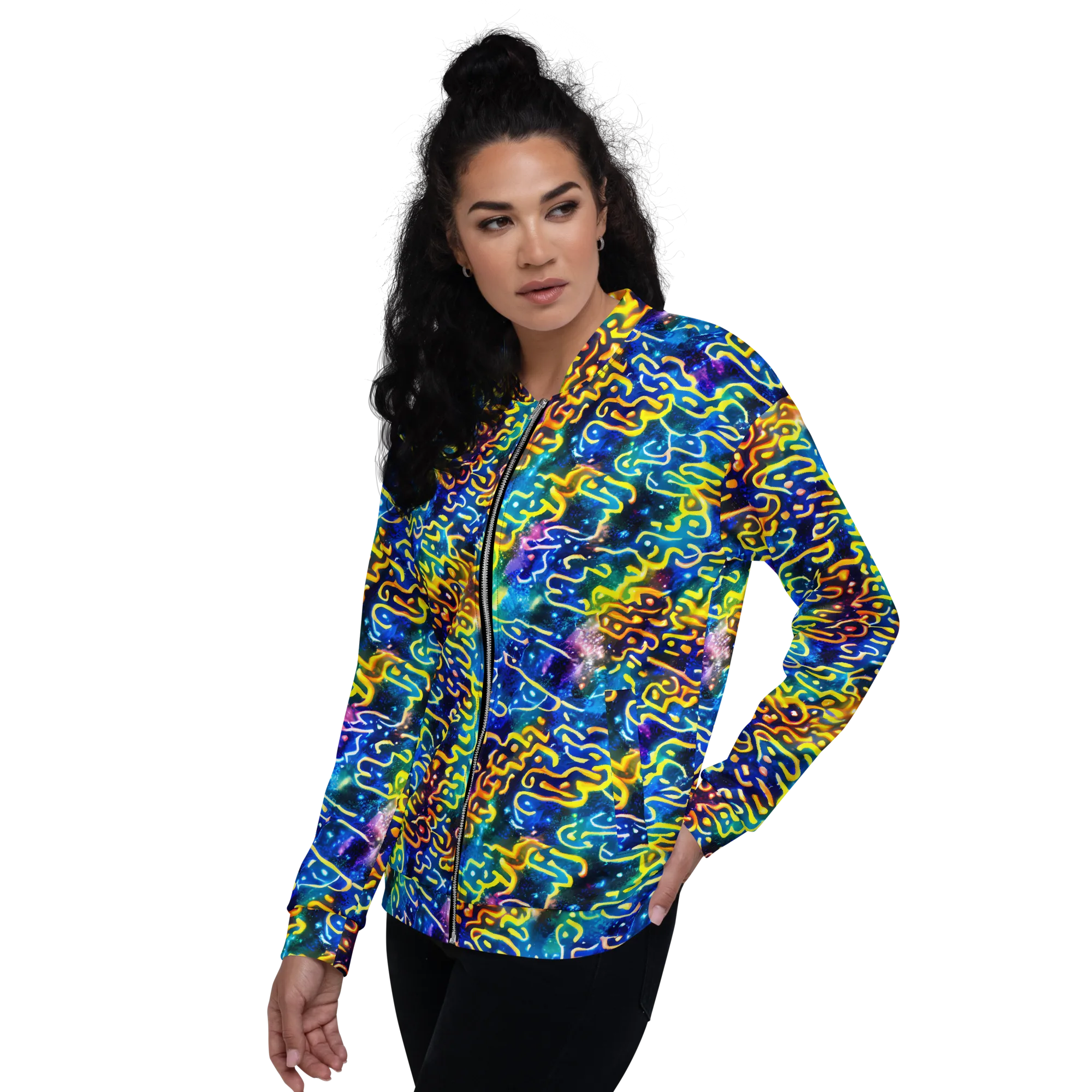 Astral Ampersand on Bomber Jacket — Left