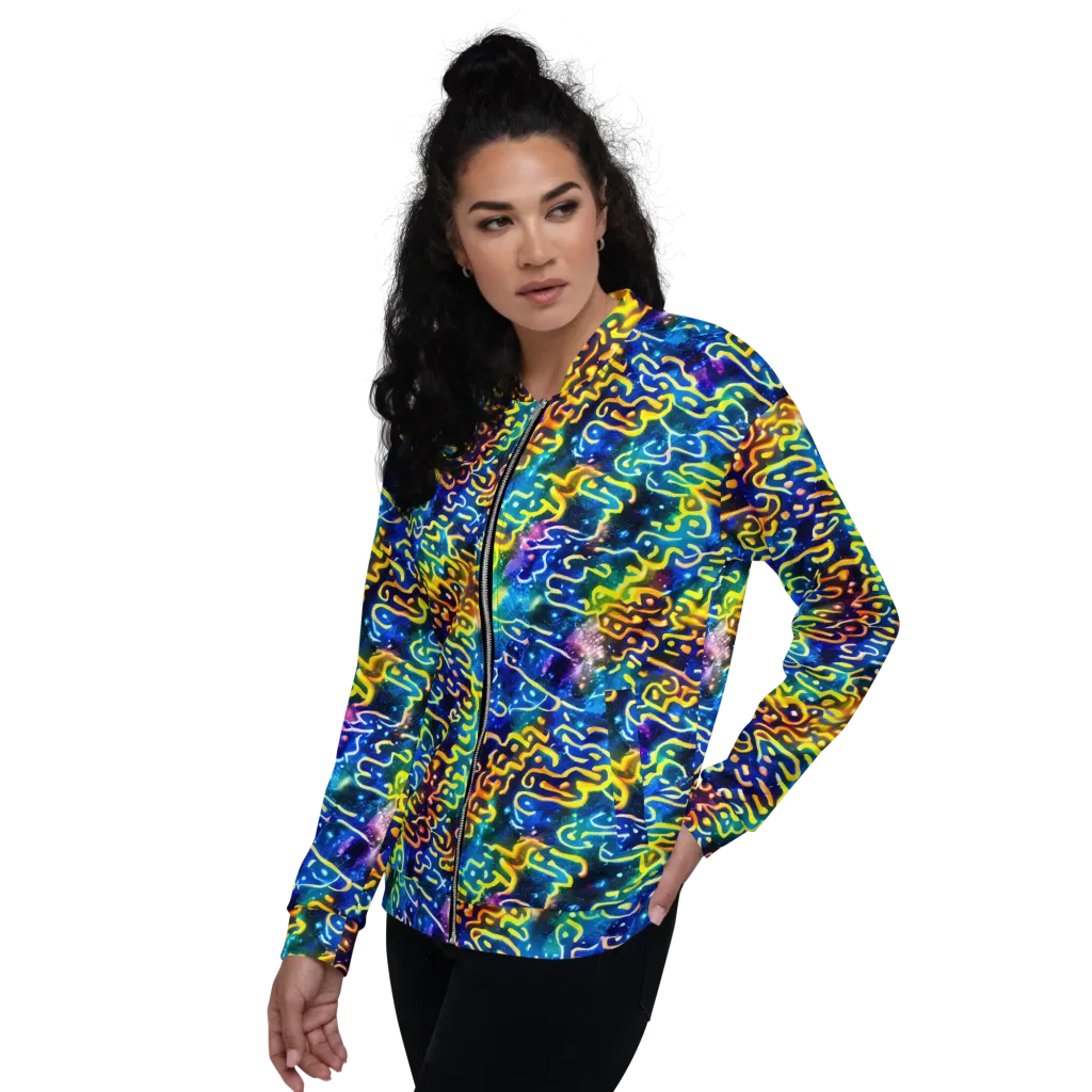 Astral Ampersand on Bomber Jacket — Left