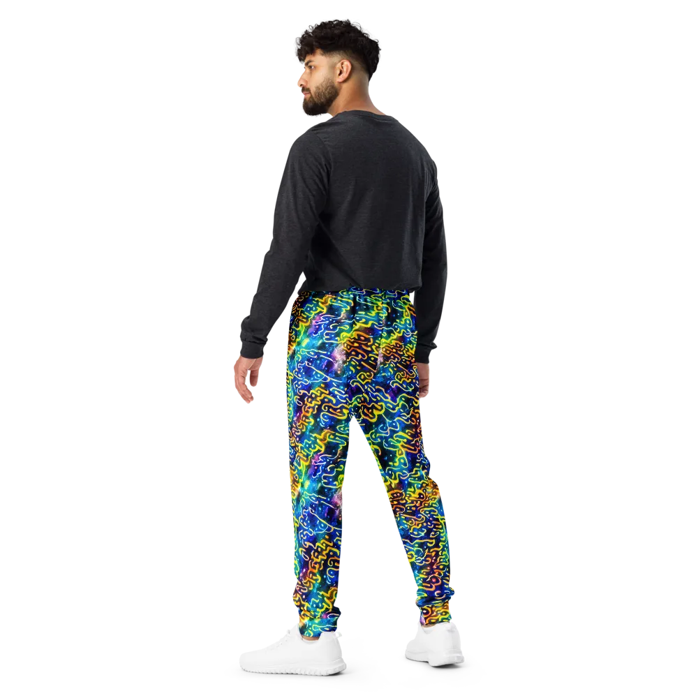 Astral Ampersand on Men's Joggers — Back