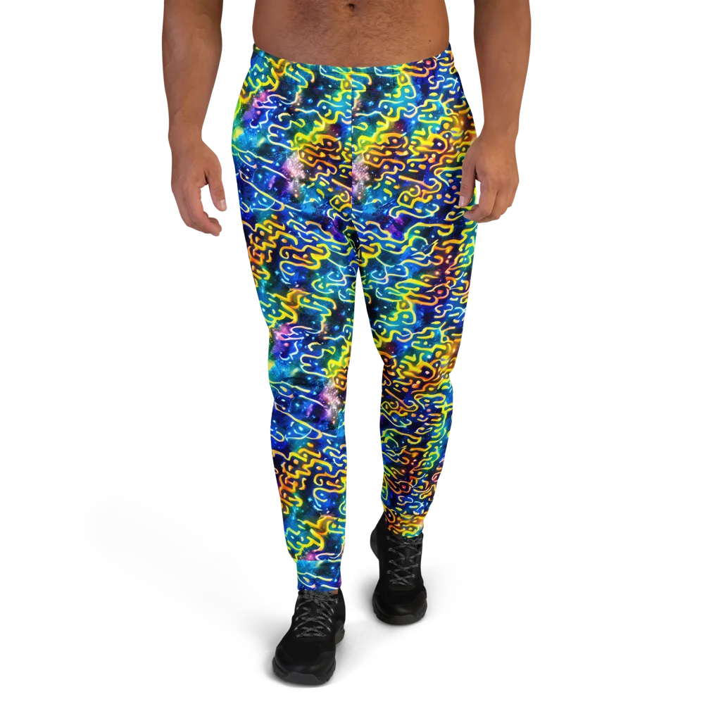 Astral Ampersand on Men's Joggers — Front