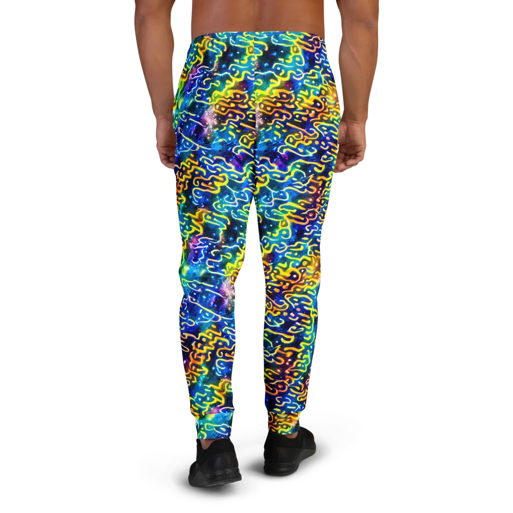 Astral Ampersand on Men's Joggers — Back
