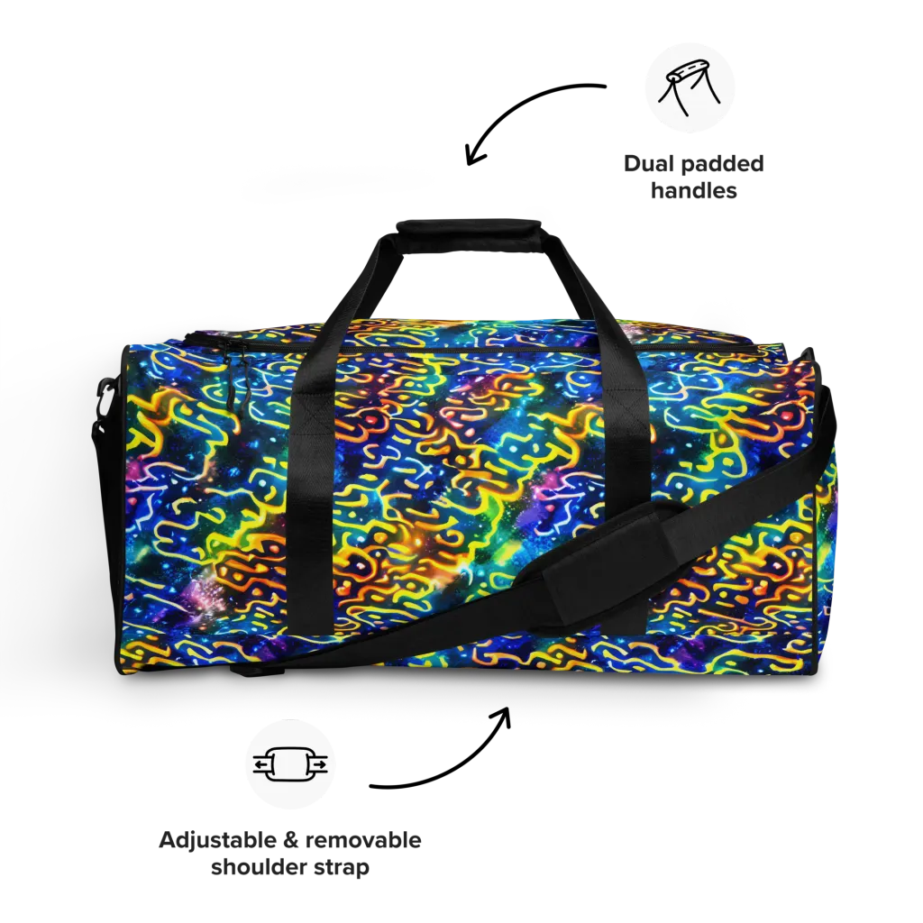 Astral Ampersand on Duffle Bag — Front