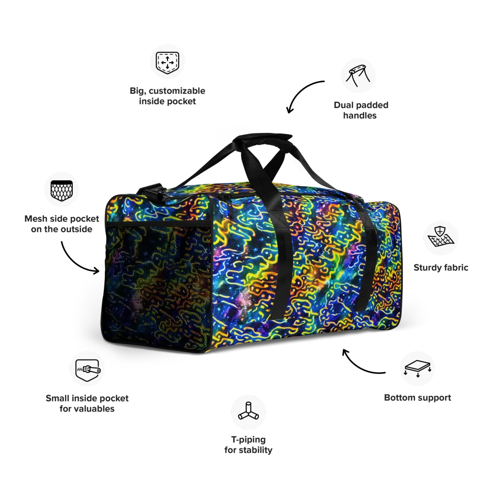 Astral Ampersand on Duffle Bag — Right Front