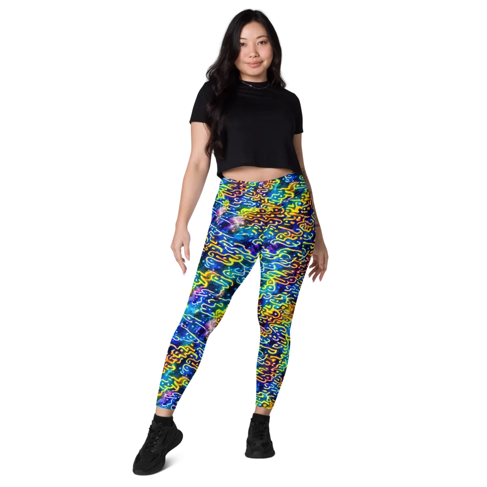 Astral Ampersand on Leggings with Pockets — Front