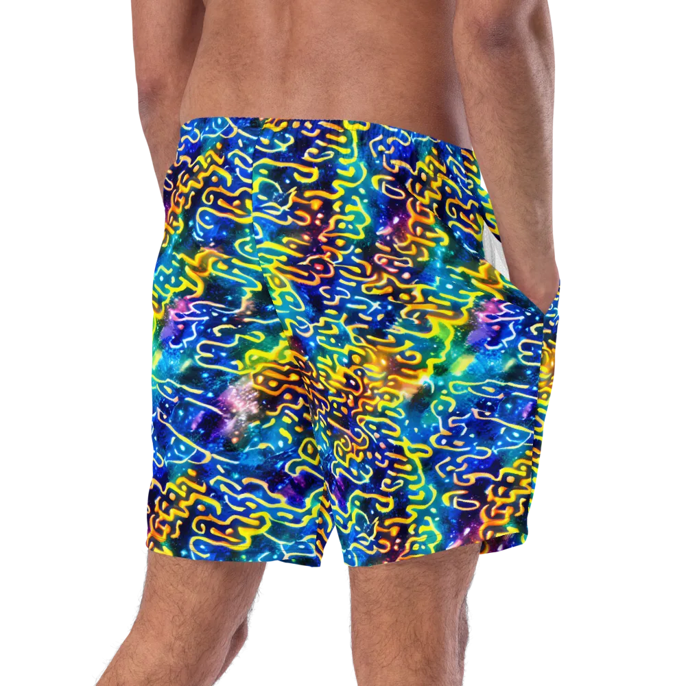 Astral Ampersand on Swim Trunks — Right Back