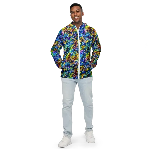 Astral Ampersand on a Men's Windbreaker