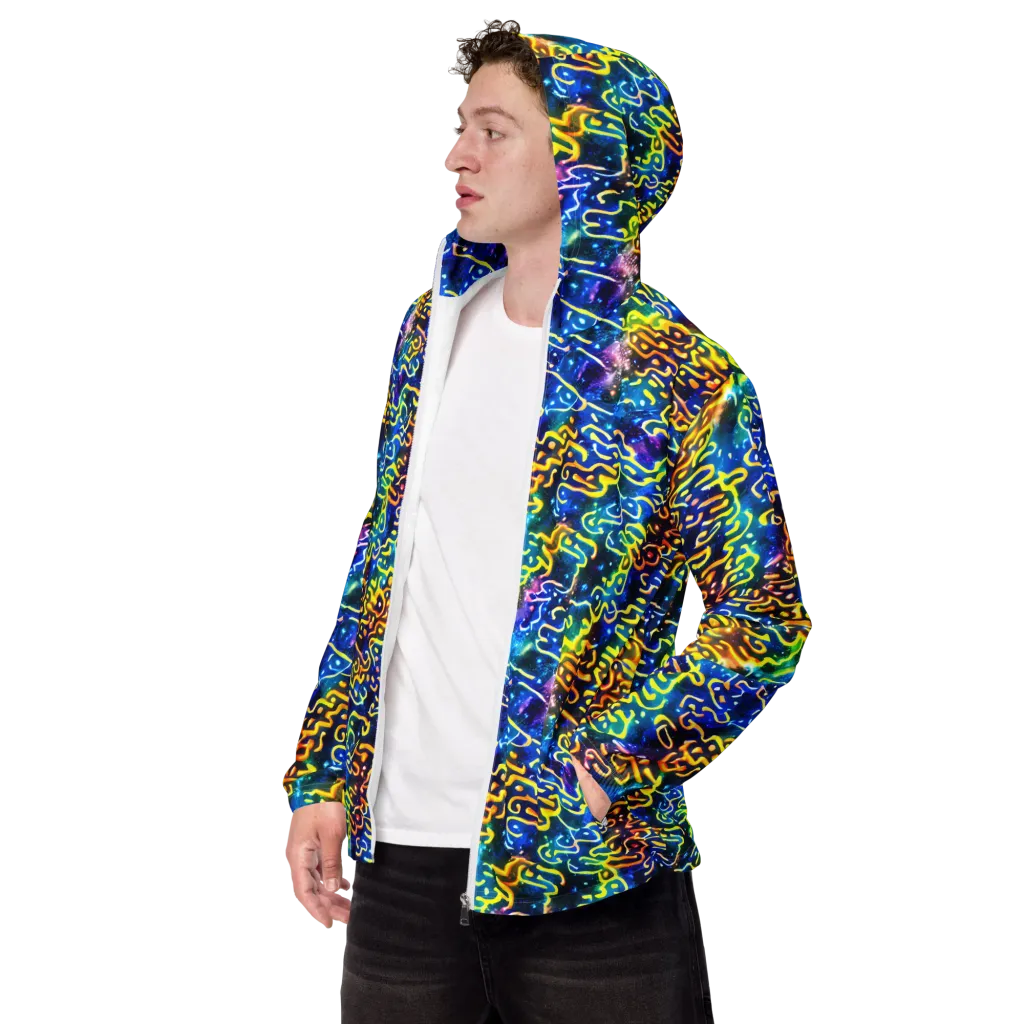 Astral Ampersand on Men's Windbreaker — Left Front