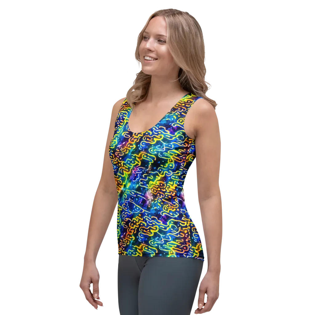 Astral Ampersand on Women's Tank Top — Left Front
