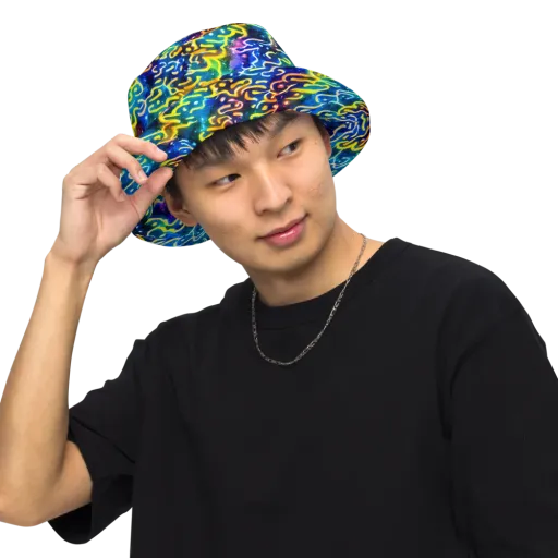 Astral Ampersand on a Reversible Bucket Hat