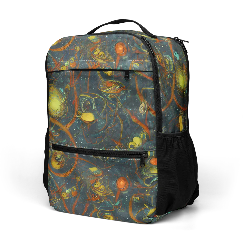 Deepwater Fire on Utility Backpack — Left Front
