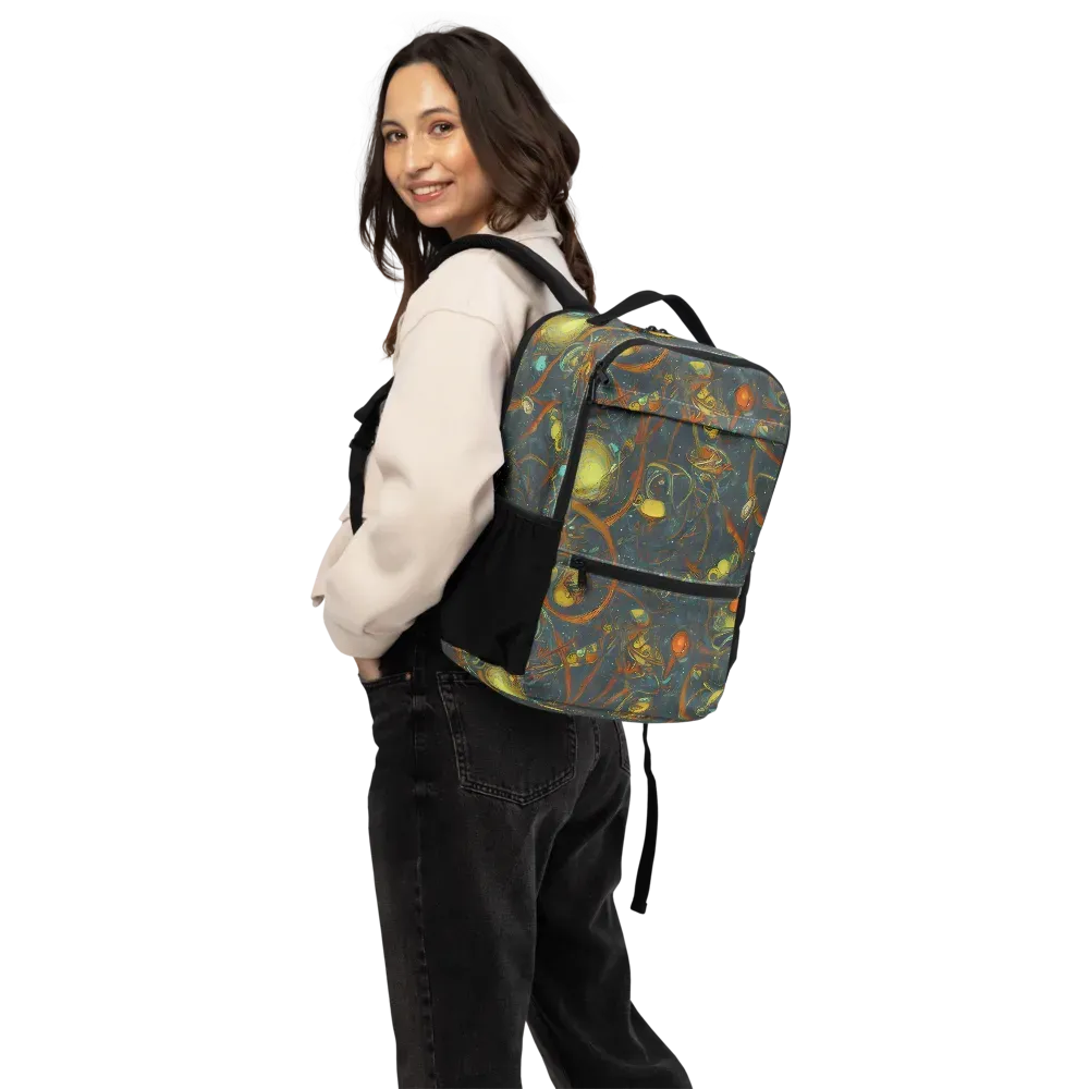 Deepwater Fire on Utility Backpack — Back